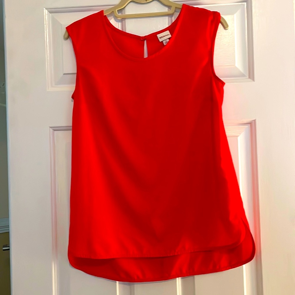Orange blouse